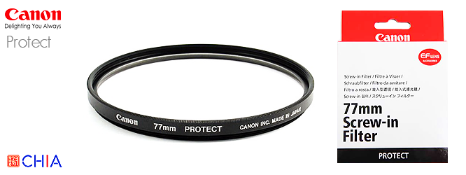 Canon Protect Filter 52 58 62 67 72 77 mm